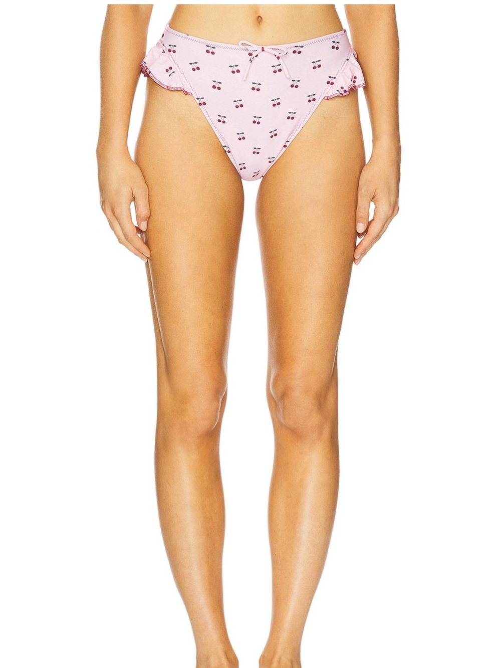 Montce Pia High Waistes Bikini Bottoms Cherries